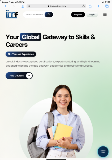 IIMF Academy – Job-Oriented Skill & Career Training Website (Kochi)